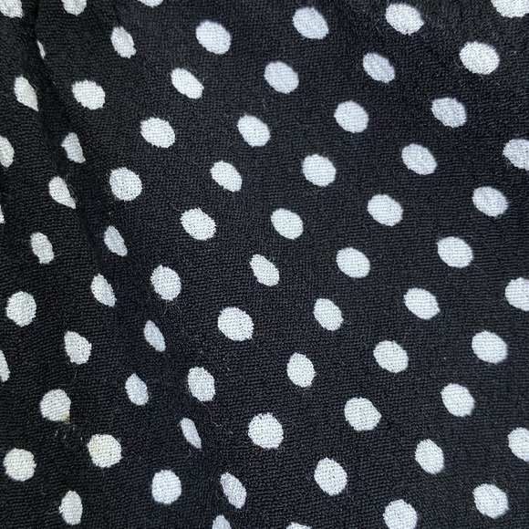 Philosophy Polka Dot Cold Shoulder Top Size Small Black &‎ White Long sleeve - Picture 6 of 7